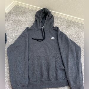 Nike Men's Gray Hoodie